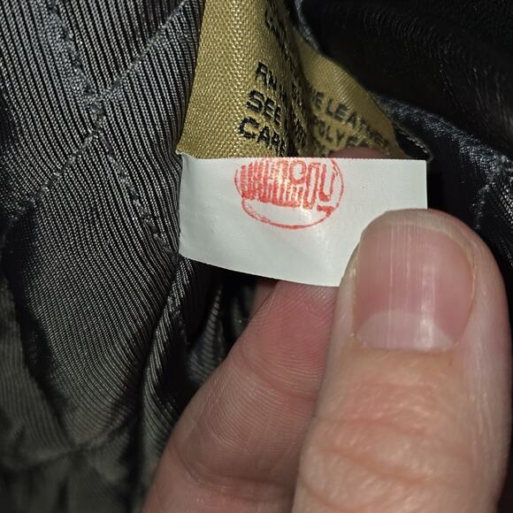 Boston Harbour Black Genuine Leather Jacket, Size Large - Picture 10 of 11